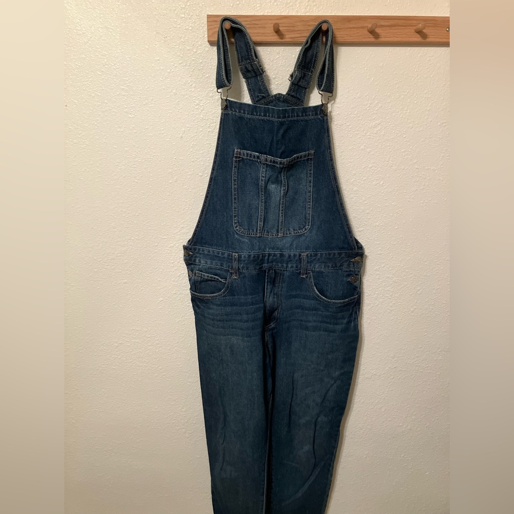Forever 21 Men's Blue Denim Overalls